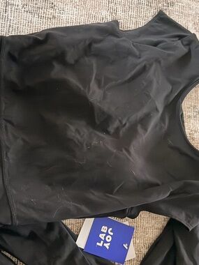 JoyLab Black Scoop-Neck Athletic jumpsuit